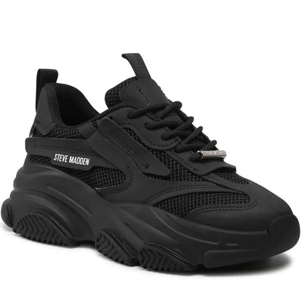 Steve Madden Possession Low-Top Sneakers - Black - 38
