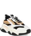 Steve Madden Possession Multi Panel Chunky Sneakers in Tan Mix