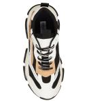 Steve Madden Possession Multi Panel Chunky Sneakers in Tan Mix
