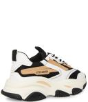 Steve Madden Possession Multi Panel Chunky Sneakers in Tan Mix