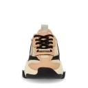 Steve Madden Women's Possession-E Sneakers, Khaki Black, Leather, Size 11