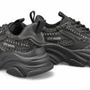 Steve Madden Women's Possession-R Sneakers, Black, Size 8
