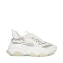 Steve Madden Women's Possession-R Sneakers, White, Size 11