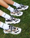 Steve Madden Women's Possession Sneakers, Black Tan, Size 10