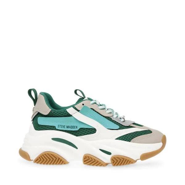 Steve Madden Women's Possession Sneakers, Emerald, Size 8