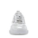 Steve Madden Women's Possession Sneakers, Silver, Size 9