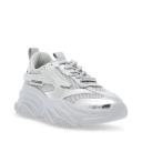 Steve Madden Women's Possession Sneakers, Silver, Size 9