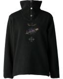 Stevie Funnel Neck True Black / M