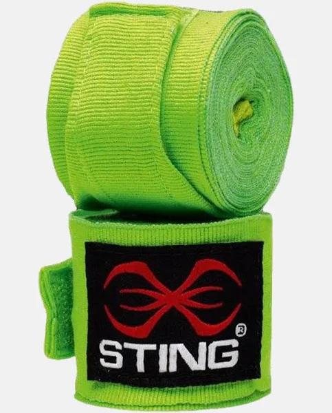Sting Elasticised Hand Wraps 4.5m Green