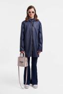 Stockholm Lightweight Zip Raincoat Navy