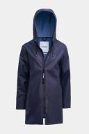 Stockholm Lightweight Zip Raincoat Navy