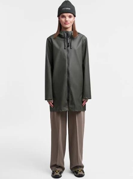 Stockholm Lightweight Zip Women Raincoat Green