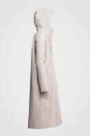 Stockholm Long Print Raincoat Light Sand