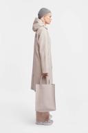 Stockholm Long Print Raincoat Light Sand