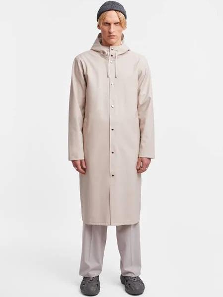 Stockholm Long Print Raincoat Light Sand