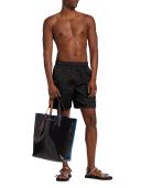 Stone Island Men, Logo swim trunks, Blue, XXL, Shorts, Materialmix