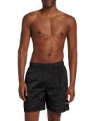 Stone Island Men, Logo swim trunks, Blue, XXL, Shorts, Materialmix