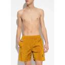 Stone Island Men's Nylon Metal Short in Orange, Size Small | END. Clothing