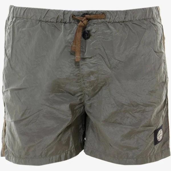 Stone Island Men, Swim trunks, Green, XXL, Shorts, Materialmix
