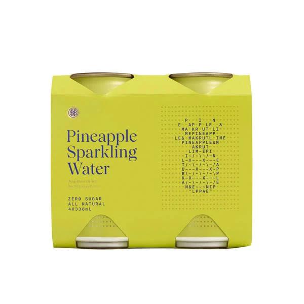 Strangelove Pineapple Sparkling Water 4 Pack