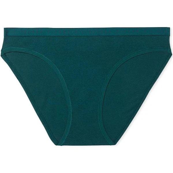 Stretch Cotton Bikini Panty , Green, L - Women's Panties - Victoria's Secret