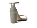 Stuart Weitzman 75mm Nudist Curve Block Sandals