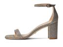 Stuart Weitzman 75mm Nudist Curve Block Sandals