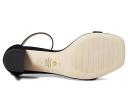 Stuart Weitzman 75mm Nudist Curve Block Sandals | Black | Size 6 | Shopbop