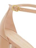Stuart Weitzman Nudistcurve 75 Block Sandals | Tan | Size 5 | Shopbop