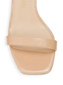 Stuart Weitzman Nudistcurve 75 Block Sandals | Tan | Size 5 | Shopbop