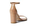 Stuart Weitzman Nudistcurve 75 Block Sandals | Tan | Size 5 | Shopbop