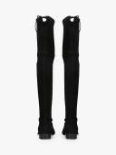 Stuart Weitzman Suede Lowland Thigh High Boots, Black, It 37
