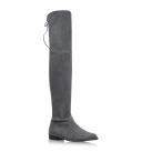 Stuart Weitzman Suede Lowland Thigh High Boots - Grey - 36,5