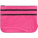 Studymate Recycled Triple Zip Pencil Case Purple