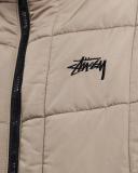 Stussy Men's Square Puffa Jacket Stone, Size Medium