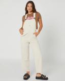 Stussy Nevada Denim Overall - Cream