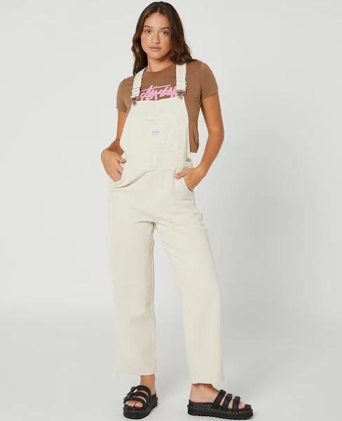 Stussy Nevada Denim Overall - Cream