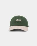 Stussy Stock Low Pro Cap Green/White