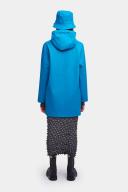 Stutterheim Men's Stockholm Raincoat in Mosaic Blue, Size L | End Clothing
