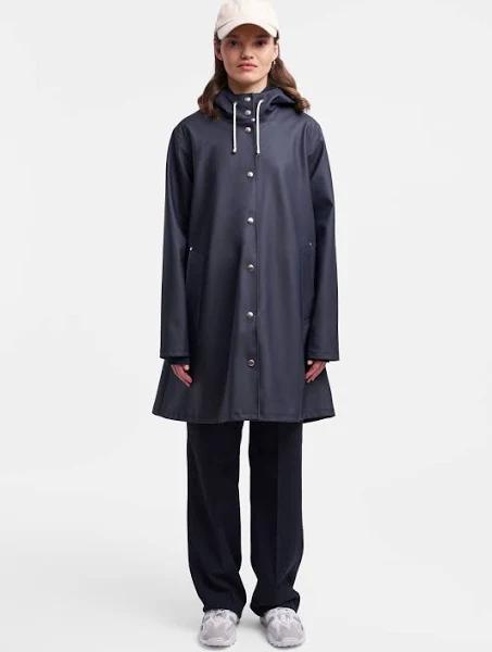 Stutterheim Mosebacke Raincoat Navy