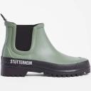Stutterheim - Rain Boots - Chelsea Rainwalker Green/Black - Unisex - 37