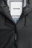 Stutterheim - Raincoat - Mosebacke Lightweight Zip Black - Female - S