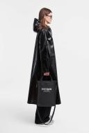 Stutterheim - Raincoat - Mosebacke Long Print Opal Black - Female - M