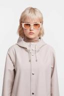 Stutterheim - Raincoat - Stockholm Long Light Sand - Unisex - XXXS