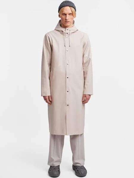 Stutterheim - Raincoat - Stockholm Long Light Sand - Unisex - XXXS