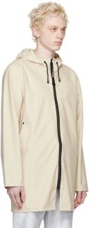 Stutterheim Stockholm Zip Waterproof Jacket - Oyster