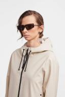 Stutterheim Stockholm Zip Waterproof Jacket - Oyster