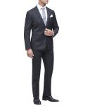 Suit Jackets Euro Tailored Fit Suit Jacket Charcoal Dobby