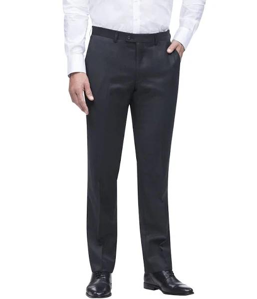 Suit Pants Euro Tailored Fit Suit Pant Charcoal Dobby Charcoal 84
