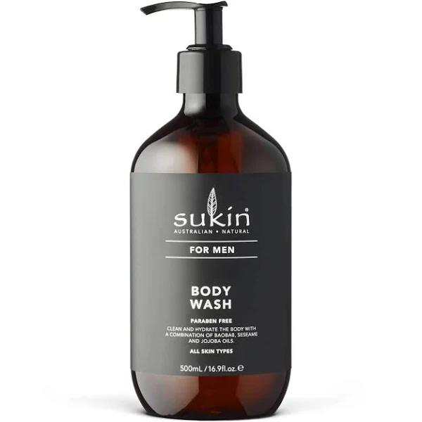 Sukin for Men Body Wash 500 ml